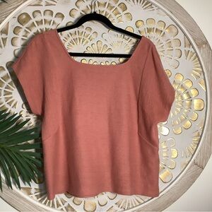 Madewell Coral Blouse